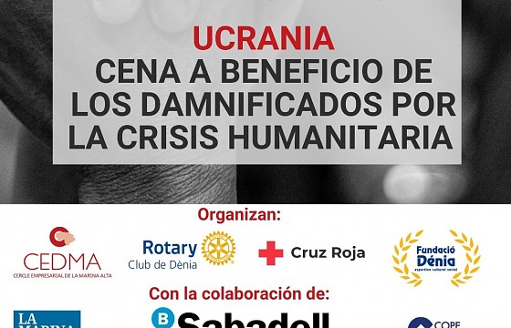 Cena a beneficio de los damnificados por la crisis humanitaria de Ucrania